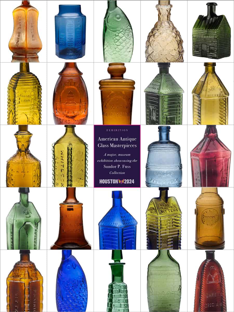 2024 Houston National Antique Bottle Glass Convention Expo   FussAdBittersFiguralx 